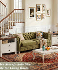 Set Of Two Modern Nightstands Featuring Double Drawers And Integrated Charging Station With Dual AC Outlets Plus USB Ports For Zero Wire Drama And Breezy Bedroom Refresh in a stylish living room.