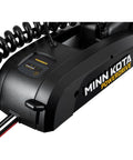 PowerDrive Bow Mount Electric Trolling Motor With GPS Spot Lock, Dual Spectrum Chirp Sonar visible from side angle