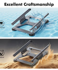 Heavy Duty Magnetic Starlink Mini Mount With 220 Lb Bases shown in waterproof and rustproof environments, carbon steel.