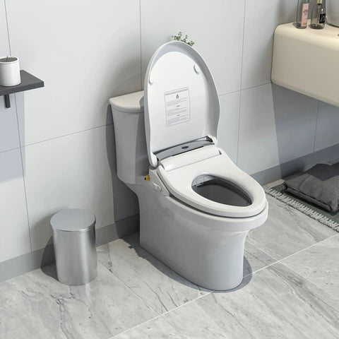 Electric Bidet Toilet Seat With Wireless Remote And Side Panel For Smooth Cleanup Game Changer Adjustable Heated Seat Instant Warm Water And Warm Air Dryer For Top Shelf Comfort And Zero Fuss