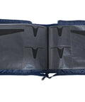 Open view of Durable Portable DVD CD Blu Ray Storage Case With Extra Wide Title Cover Pages Holds 192 Discs And 96 Booklets