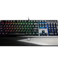 Beast Mode Mechanical Gaming Keyboard With Clicky Blue Switches, Vivid Rgb Backlighting, ergonomic design and anti-ghosting features.