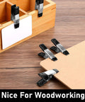 Durable 2 Inch Mini Spring Clamps With Rubber Tips For Non Slip Grab And Go Grip Heavy Duty Metal Clips in woodworking use