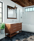 Modern bathroom with Polished Chrome Modern Single Handle Tub And Shower Trim Kit Ada Compliant No Showerhead Included