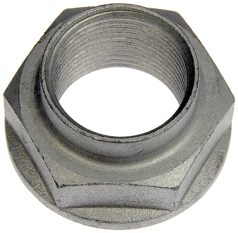 Snag This Dead Nuts Front Right Wheel Bearing And Hub Assembly For Honda Civic 2003 To 2005 Loaded Knuckle Replacement showing a close-up of the nut's thread.