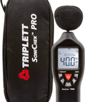 SoniChek PRO Professional Decibel Meter For Accurate AC Weighted Sound Readouts, 30 To 130 dB Range, 31.5 Hz To 8 kHz Frequency, IEC651 Type 2 ANSI S1.4 Type 2 Compliance, Fast And Slow Responses, Analog Output, Bar Graph, Max Hold. with carrying case and foam windscreen