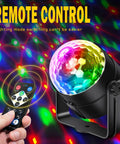 2 Pack Disco Ball Party Lights Sound Activated With Remote, 12 Modes Strobe DJ Lights for vibrant party atmosphere