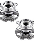 Alloy AWD Rear Wheel Hub Bearing Assembly Direct Fit For Lexus RX Series RX330 RX350 RX400H And Toyota Highlander Venza 2004 To 2016 OE Grade Replacement Durable Build Smooth Ride Easy Install Fits Multiple Models, shown in pair view