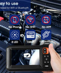 Dual Lens Endoscope 1080P Borescope With 32.8ft Cable And 4.3Inch LCD Screen displaying easy use for auto diagnostics