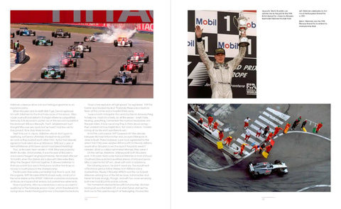 Legends Of Grand Prix Racing: Cult Drivers And Their Legacies Through Triumphs, Tragedies, Iconic Photos, And Insider Stories From The Paddock For Gearheads And Casual Fans Alike. F1 cars racing, winner celebrating on podium, track incident.