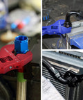 Adjustable AN Fitting Hose Wrench 3AN To 16AN, Lightweight Aluminum 6061 T6, Black Finish, Easy Grip Tool in use