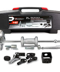 Master Axle Puller Tool Set 21 Piece Kit For Front And Rear Axles Bearings And Seals Removal With Cones Yokes And Slide Hammer