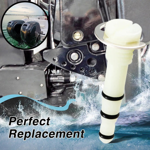 Power Trim Tilt Manual Release Relief Valve For Mercury Mariner Force Outboard Motors, close-up view, white plastic part