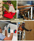 Multiple applications of Beefy Bronze Wood To Metal Self Drilling Screws 10 16 Size One And A Quarter Inch Length in outdoor projects.