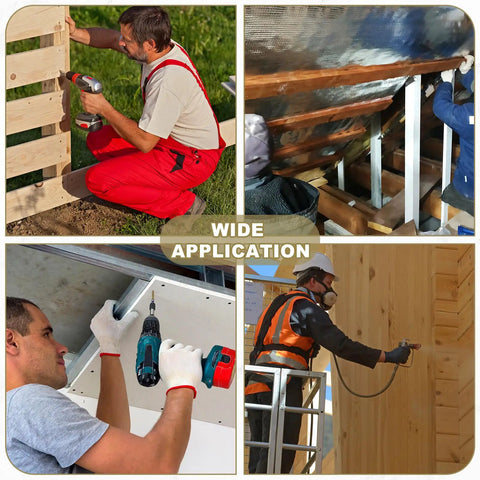 Multiple applications of Beefy Bronze Wood To Metal Self Drilling Screws 10 16 Size One And A Quarter Inch Length in outdoor projects.