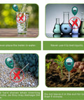 Super Handy No Guesswork 304 Stainless Steel Soil Moisture Meter usage warnings and guidelines images