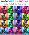 16 color changing lighting effects on plants with Indoor LED Spotlight Kit 3W Warm White 3000K Uplight For Plants And Artwork