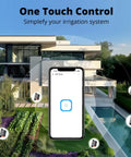 Zigbee Sprinkler Timer With Gateway Required, Smart Irrigation Controller With Alexa And Google Home Voice Control app interface