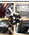 Universal Fender Liner Screws U Nut Kit M6-1.0 X 24mm With 10mm Hex Head U Clips for auto panels and splash shields