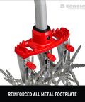 Disc Cultivator Heavy Duty Garden Tool With ComfortGEL Grip Adjustable Six And A Half Inch Metal Tines