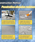 Clear Waterproof Sealant For Indoor And Outdoor Use Transparent Leak Repair Coating That Fixes Cracks On Walls And Roofs application guide