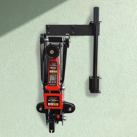 Heavy Duty Wall Mount Floor Jack Rack For Low Profile And Racing Jacks Universal Garage Tool Organizer Bracket Space Saving Wall Mount