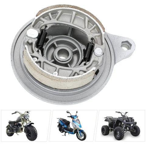 Rear Drum Brake Shoes Replacement For Mini Bikes And Scooters 105mm Fit Coleman CT200U EXR Baja Warrior MB200 with example vehicles