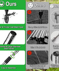 Comparison chart of Stand Up Weed Puller Tool With 58 Inch Adjustable Handle 2 In 1 Tough As Nails Manual Weeder and competitors
