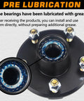 Pre-lubricated Two Pack Heavy Duty Trailer Hub Kit For Five Lug On Four Point Five Inch Bolt Pattern On 2000 Lb Axles