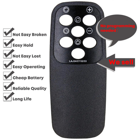 Hassle Free Replacement Remote For Lasko Tower Space Heater CT22425 And 2033625 Effortless Pairing Setup No Extra Coding Just Drop In Batteries And Get Cozy Today