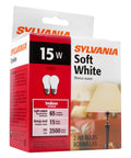 2 Pack A15 15W Dimmable Incandescent Light Bulbs E26 Medium Base 120V Soft White Warm White For Table Lamps Hallways And Decor Lighting In Homes For Everyday Use product box