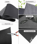 Pro Level Mass Loaded Vinyl Soundproofing Barrier One By Eight Feet MLV showing flexible, easy to cut, waterproof material designed for noise dampening.