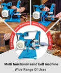 Absolute Pro Level Belt Sander And Buffer Motor With Brushless Technology For Stepless Speed Adjustment Heavy Duty wood polishing and knife sharpening machine.