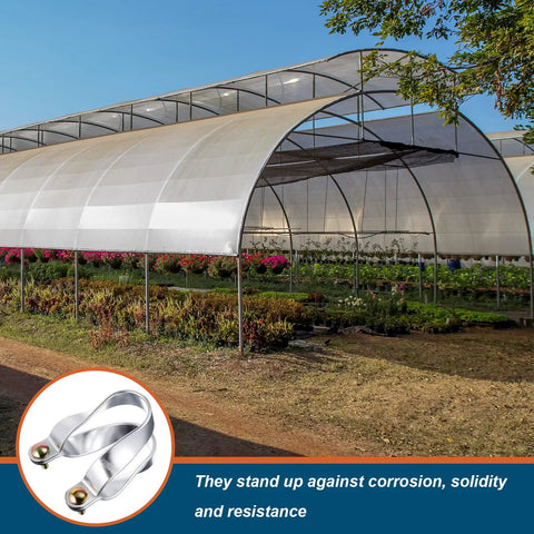 16 Pack Cross Connectors For Greenhouse One And Three Eighths Inch By One And Three Eighths Inch Aluminum Purlin Brackets Clamps Pipe Clips Garden Farm Frame Top Rail Fence Accessories