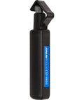 Round Cable Stripper CST-1900 with spiral stripping mode, shown with a black handle and blue label, for fast jacket removal.