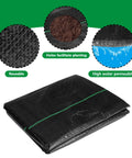 Tough As Nails Heavy Duty Garden Weed Barrier Fabric With Planting Holes 26 By 6.5 Feet Weed Blocking Landscape Cloth