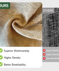 40 Inch Wide Burlap Fabric Roll By The Yard Natural Jute Garden Material For DIY Crafts And Outdoor Projects A Workhorse comparison with density and breathability