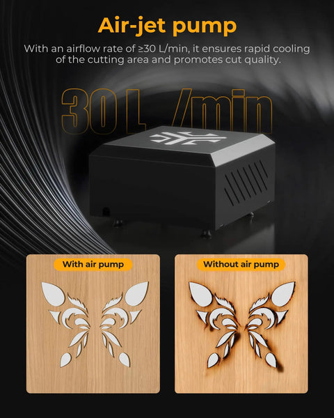 Air-jet pump for P3 Laser Engraver With Switchable 48W And 24W Diode 455Nm Laser Cutter Engraving Machine Built For Real Tough Jobs