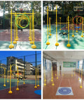 Drone Racing Obstacle Course Kit For Indoor And Outdoor Flight DIY Modular Obstacle Set Made From Lightweight PVC Eye Catching Colors