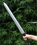 Two Pack 25 Inch Medieval Viking PU Foam Sword For Adults Costume Weapon Safe Soft Foam Larp Prop for theatrical plays, outdoor view