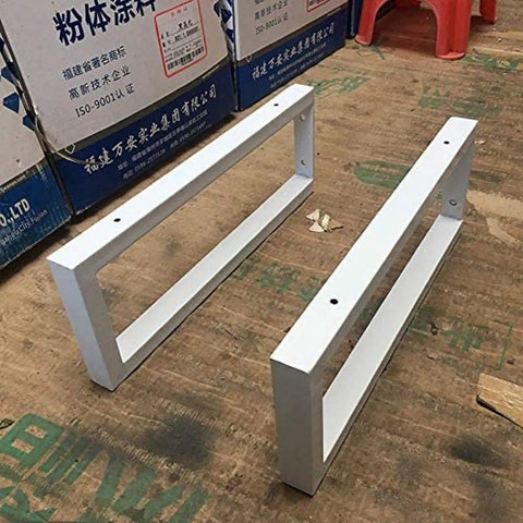 Top Shelf Metal Shelf Brackets Wall Mounts That Crush Heavy Loads, Solid Industrial Design In Crisp White Steel on a workshop floor.
