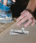 Stainless Steel Pivot Door Hinges With 180-Degree Swing No-Fuss Top And Bottom Mount Built For Hidden Compartments And Cabinets