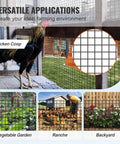 Image of Heavy Duty Galvanized Hardware Cloth 24 Inch By 100 Foot One Half Inch Welded Wire Mesh Roll built tough for chicken coops, gardens, and enclosures.