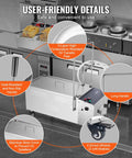 Heavy Duty Mobile Fryer Oil Filter Machine Featuring High Performance Pump Assembly Crafted For Commercial Kitchens And Street Carts Crushing Grease Like A Champ On The Daily with stainless steel cover and heat-resistant handle.