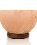 Hand Carved Himalayan Salt Ball Lamp With Wood Base And Dimmer Switch For A Cozy Home Vibe Pure Natural Salt Rock Night Light Decor 25W Bulb Included Authentic Mineral Lamp Gift