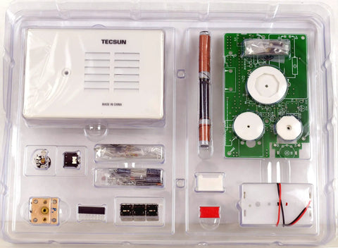 AM Radio Receiver DIY Kit For Enthusiasts, Build It Into A Portable Radio Case, High Sensitivity That Beats 99 Percent Of Market Radios, Step By Step Guide Included, Perfect For Learning, Fun To Take Anywhere components displayed in packaging