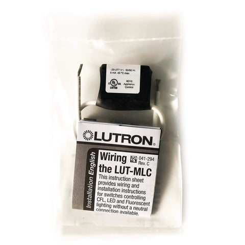 LUT-MLC Lighting Control Module Black For Smart Home Automation, Multi Location Dimmer Relay, Energy Saving, Quiet Operation, Plug And Play, Compatible With Dimmable Lights And Lighting Circuits