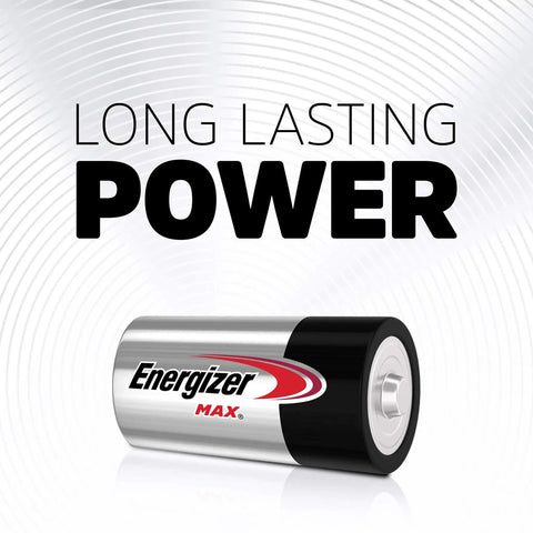Heavy Duty Max C Alkaline Batteries Two Pack Hella Long Lasting Kickin Power For High Drain Flashlights Radios And Toys solid everyday energy solution.