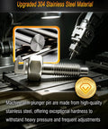 Top Shelf Upgraded Stainless Steel Arm Plunger Pin For Home Gym Machines Heavy Duty Locking Pin Smooth Operators No Sweat Replacement Fitness Equipment Twin Pack showing 304 stainless steel material and design.