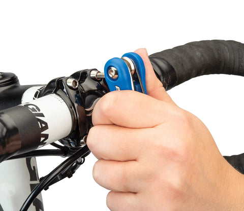 Using a Folding Bicycle Multi Tool For On The Go Maintenance With 3 4 5 8mm Hex Wrenches T25 Torx Compatible Driver And Cross Straight Screwdriver